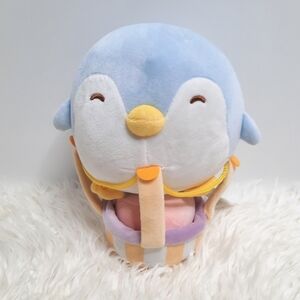 Miniso Mini Family Valentine Series Penguin Hot-Air Balloon Plush Toy